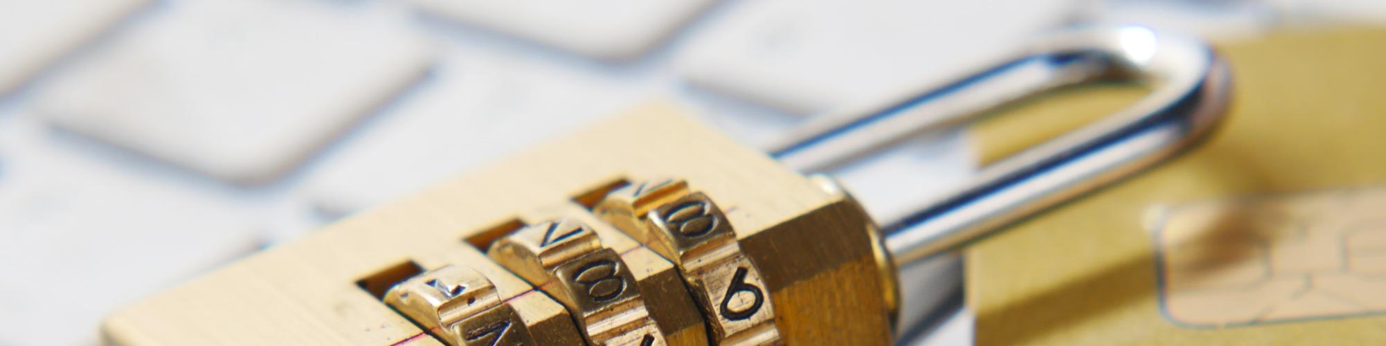 Lock on a keyboard